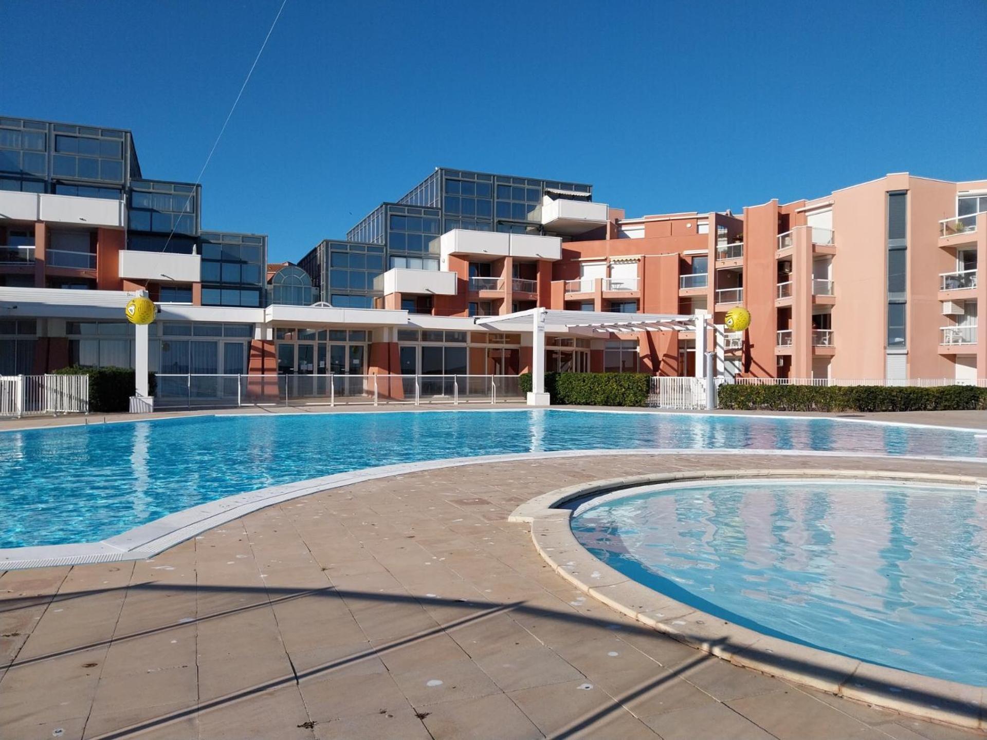 Studio Vue Mer Avec Pkg, Piscine, Tennis, Plage Direct Sète Exterior foto