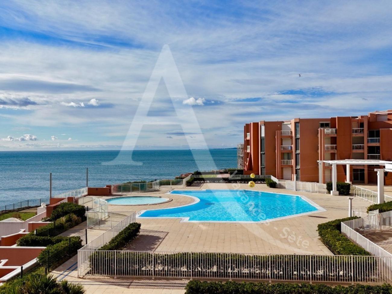 Studio Vue Mer Avec Pkg, Piscine, Tennis, Plage Direct Sète Exterior foto